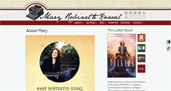 Desktop Screenshot of maryrobinettekowal.com